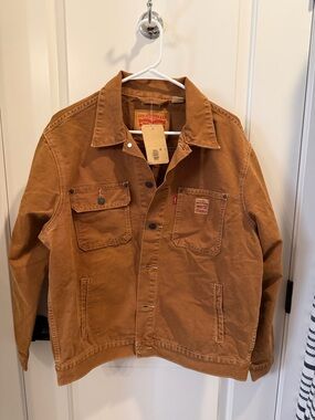 LEVI’S, Men’s M- Tan Canvas Work Jacket